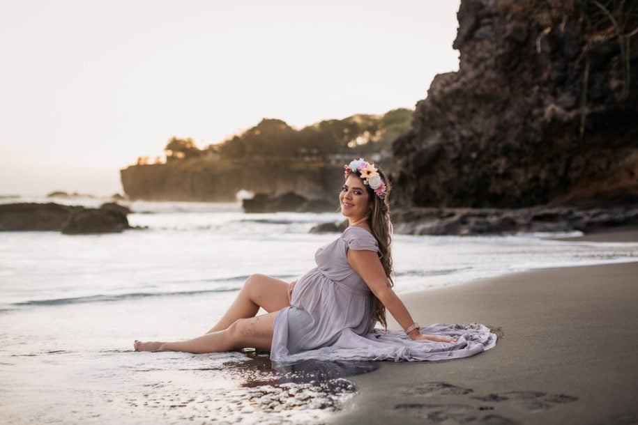 Fotos de embarazo en la playa